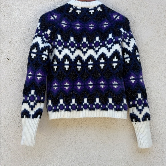 The Drop dark purple sweater - Picture 3 of 4